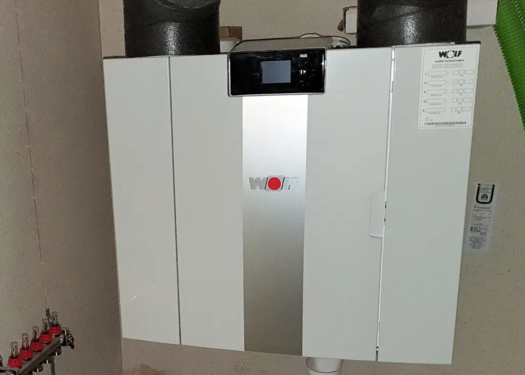 Lüftungsanlage im Effizienzhaus